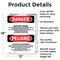Signmission Battery Room Bilingual, 12 in W x Rectangle, Aluminum OS-2PACK-DS-A-1218-VS-1843 - alternate 6